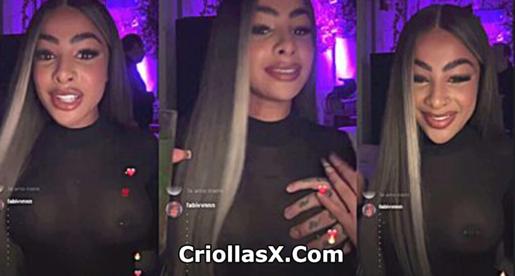 La famosa Yailin expone sus Grandes Tetas en Instagram Live