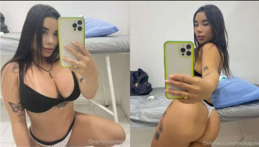 melisagutierrez7 instagramer colombiana jugando con sus tetas