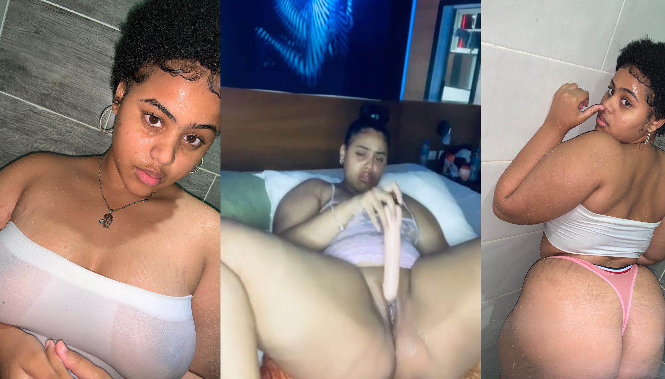 La Dominicana CHERRYpr Se Pajea con su Dildo Para Su Malito