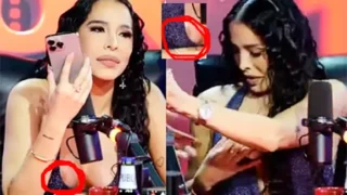 Jessica Pereira De Alofoke Se Le Sale Una Teta Discutiendo En Vivo