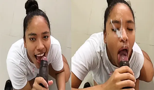 Mamado Verga De Chocolate, Shot De Semen el En Rostro