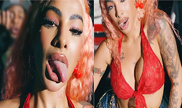 Yailin La Mas Viral Dando Lengua Y Moviendo EL Culo