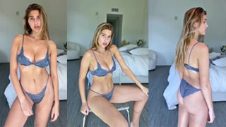 Kara del toro solamente lencería sexy prueba en video