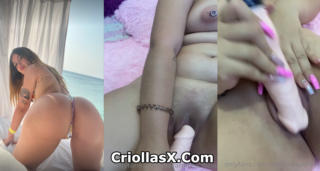 IsaRamirezOficial colombiana tocándose en su habitación para Onlyfans Colombia