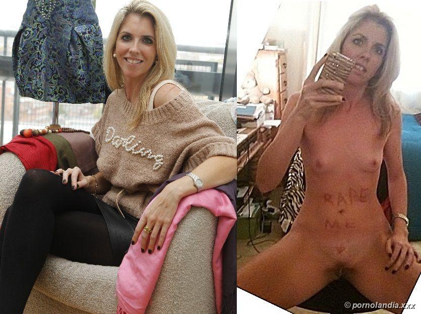 Bombón rubia inglesa vestida sin ropa - Foto 224032