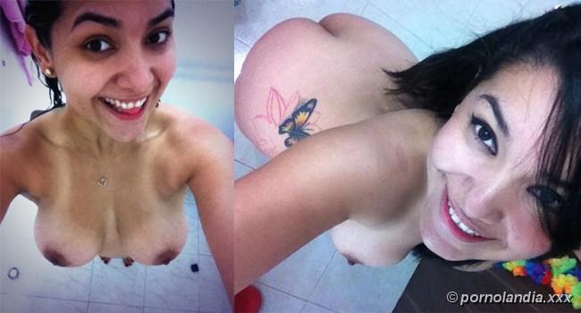 Morena Tetona Tomándose Selfies Cayó En La Red - Foto 18335