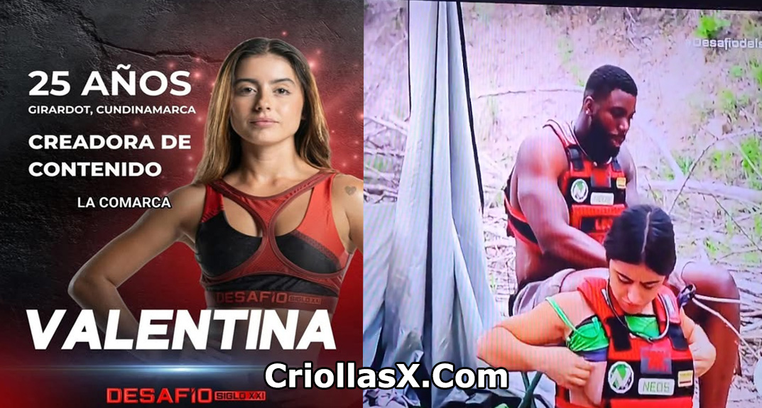 Valentina Benincore descuido en el desafío caracol 2026