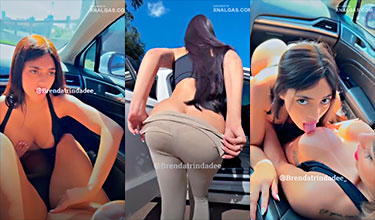 🌈 Brenda Trindade le saca la leche a su amiga lesbiana en el auto