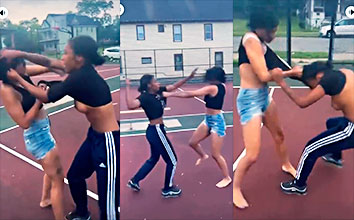 Seria pelea callejera entre mujeres estadounidenses celosas de una polla