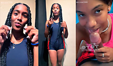 🥰 La Dominicana Madeline Es Muy Buena Chupando Pollas
