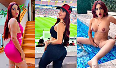 La Pelirroja Jessica Sodi Invitándote A La Piscina Para Masturbarte 💦