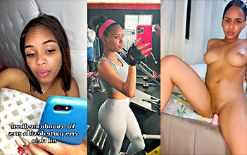 María Angelica tiene dinero y por eso hace un video porno pajeándose