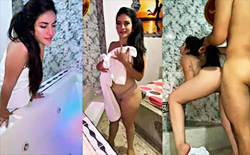 Puta Infiel Seduce al Chico que Trabaja en el Hotel para Follárselo 🔥