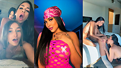 🏳‍🌈 Rainey James le arranca el coño a Skylar Mae y Ashleigh Jay 🌈