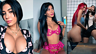 lesbiana loca abusa de su mejor amiga en un baño público