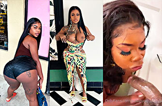 vídeo porno de la rapera Sukihana tragándose una polla con limón
