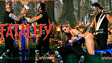Mortal Kombat Porno Con Sub-Zero Y Scorpion Follando En Tríos