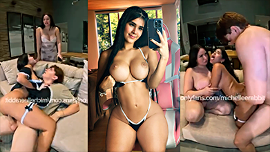 Michelle Comparte A Su Esposo En Trio Porno Con Una Tetona